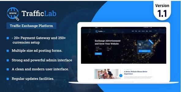 TrafficLab – v1.1 Traffic Exchange Platform Download