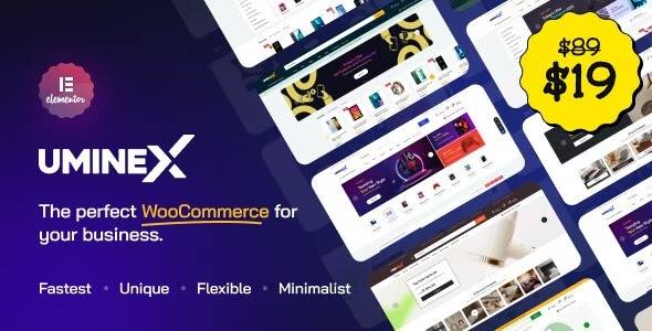 UMINEX v1.0.3 – Multipurpose WooCommerce Theme Download