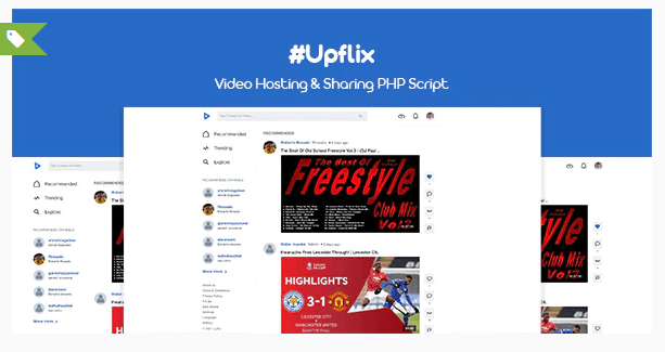 Upflix v1.0.3 – video hosting and video sharing script Download