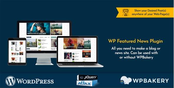 WP Featured News Pro v1.6.0 – Custom Posts Listing Plugin