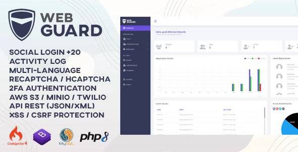 WebGuard v1.3.5 – Advanced PHP Login and User Management Download [Updated]