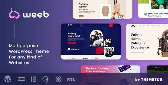 Weeb – v1.0.2 Multipurpose Elementor Website Builder Download