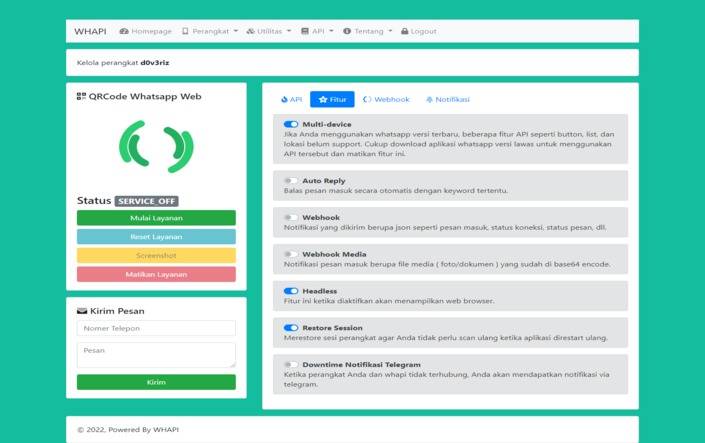 Whatsapp API Gateway