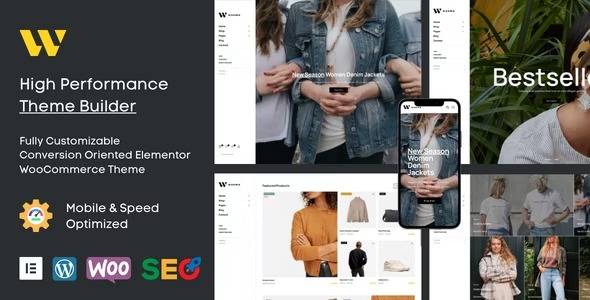 Wooma v1.0.9 – Modern Elementor WooCommerce Theme Download