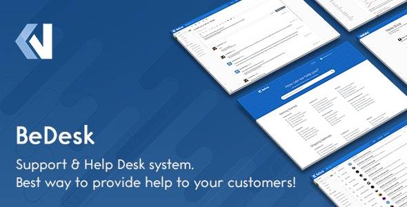 BeDesk v2.0.0 – Customer Support Software & Helpdesk Ticketing System Download