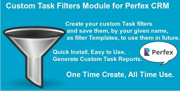 Custom Task Filters Module for Perfex CRM v1.1.5 Download