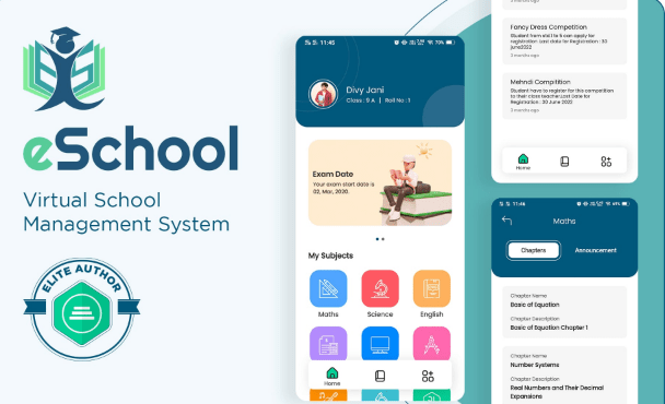 eSchool v1.0.3 Virtual School Management System Flutter App with Laravel Admin Panel Download [Updated]