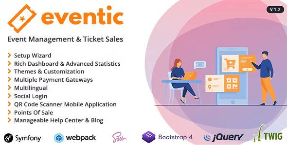 Eventic v1.2 – Ticket Sales and Event Management System Download