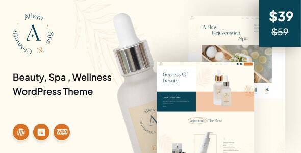 Allora Beauty Spa Cosmetic WordPress Theme Download