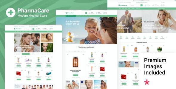 PharmaCare v1.2.1 – Pharmacy and Medical Store WordPress Theme Download (Updated)