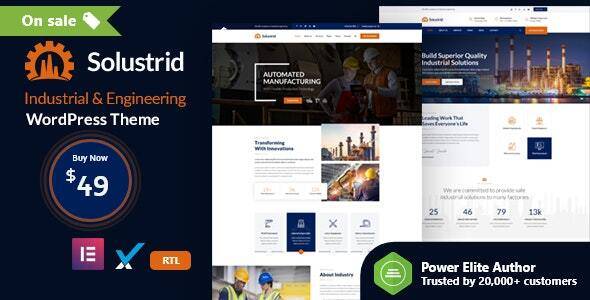 Solustrid v2.1 – Factory & Industrial Business WordPress Theme