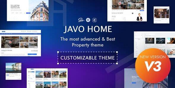 Javo Home Real Estate Property WordPress Theme