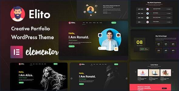 Elito Creative Portfolio WordPress Theme Download