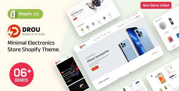 Drou v1.0.6 – Electronics Store Shopify 2.0 Theme