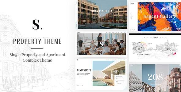 Sagen Theme Single Property and Apartment Complex Theme Download