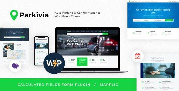 Parkivia Auto Parking Car Maintenance WordPress Theme