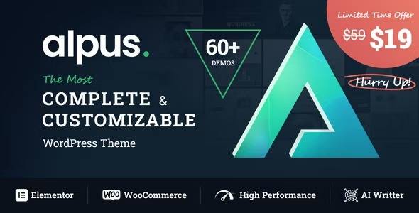 Alpus Pro v1.0.1 Creative & WooCommerce WordPress Theme Download