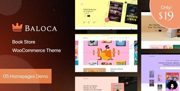 Baloca – v1.2.0 Book Store WooCommerce Theme Download