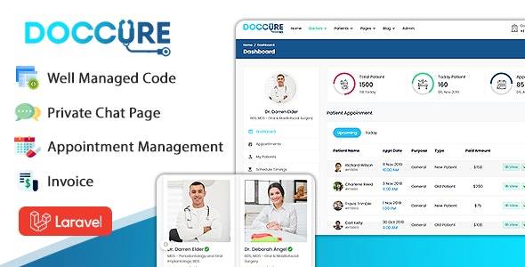 Doccure v.1.8.8 Doctor Appointment Booking System Template HTML Template (Practo Clone) Download