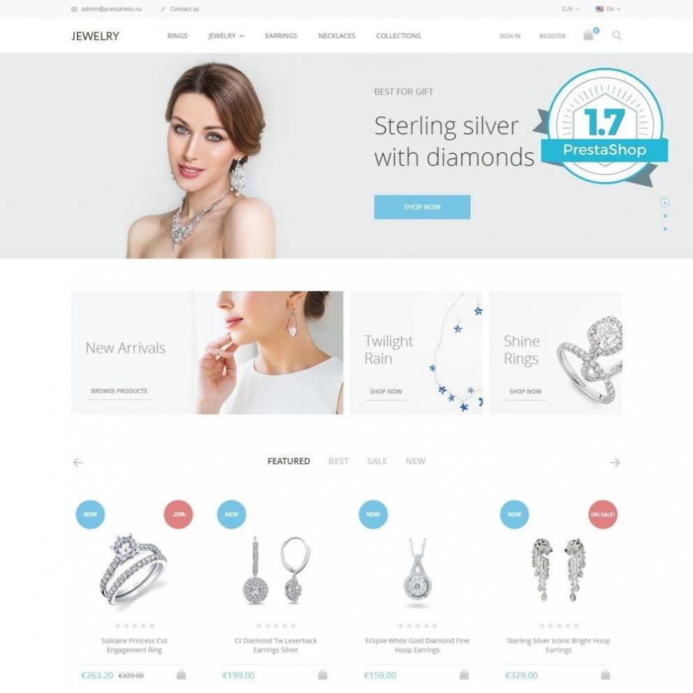 Jewelry v1.8.0 – Jewellery Online Store PrestaShop Download