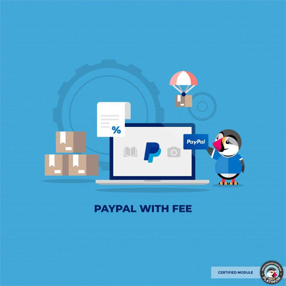 PrestaShop PayPal surcharge extra fee Module v5.3.5 (v1.6 – v1.7 – v1.8) Download