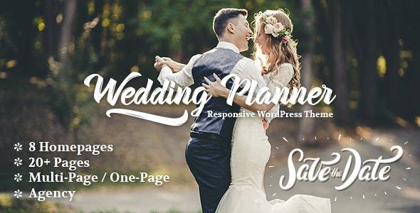 Wedding Planner v6.0 – Wedding WordPress Theme Download