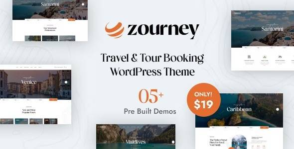 Zourney v1.2.2 Travel Tour Booking WordPress Theme Download