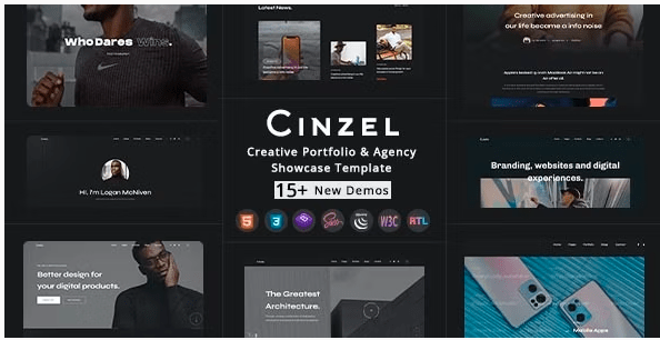 Cinzel – Creative Portfolio & Agency template