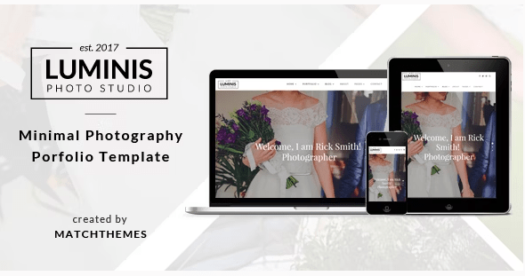 Luminis - Minimal Photography Portfolio Template