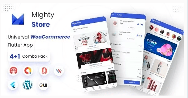 MightyStore WooCommerce - Flutter E-commerce Full App