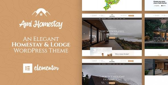 Ami Homestay v1.1.0 – Hotel Booking WordPress Theme Download