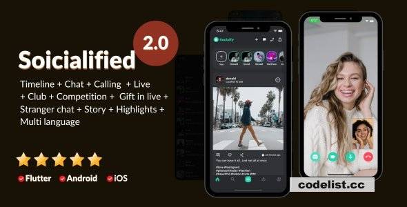 Socialified v2.3 – Social media app clone Download (Updated)