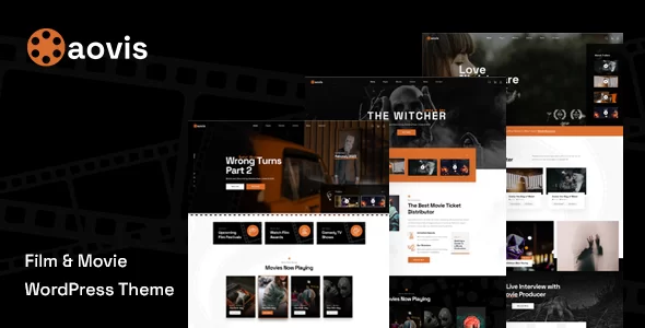 Aovis v1.0.2 – Booking Movie Tickets WordPress Theme Download