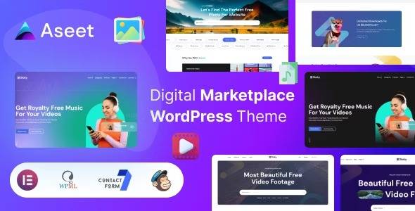 Aseet – v1.0.1 Digital Marketplace WordPress Theme Download