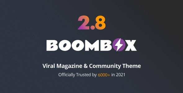 BoomBox v2.8.6 – Viral Magazine WordPress Theme Download