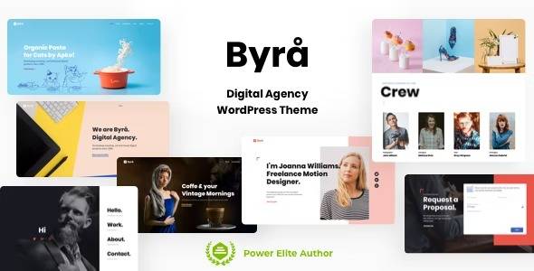 Byra v12.1 – Simple Portfolio WordPress Theme Download