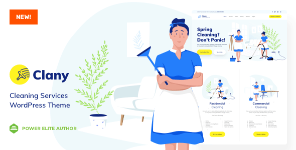 Cleaning Services v12.6 – WordPress Theme Clany Download (Updated)