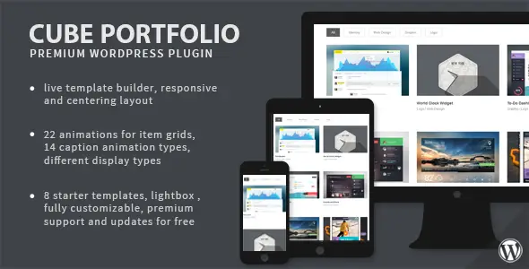 Cube Portfolio v1.16.8 Responsive WordPress Grid Plugin Download