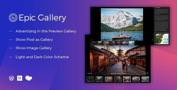 Epic Zoom Gallery WordPress Plugin & Add Ons for Elementor & WPBakery Page Builder v1.0.3 Download