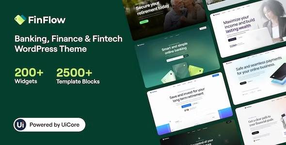 FinFlow v2.0.3 – Banking, Finance & Fintech WordPress Theme Download (Updated)