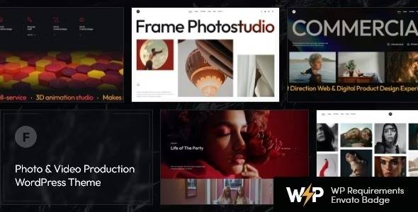 Frame v1.2.0 – Photo & Video Production WordPress Theme Download