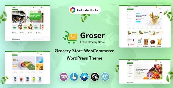 Groser v1.0.2 – Grocery Store WooCommerce WordPress Theme Download