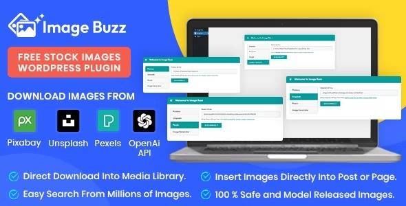 Image Buzz v1.0.2 – Free Stock Images WordPress Plugin Download