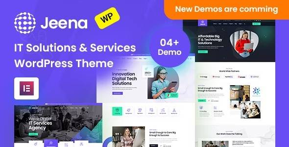 Jeena v1.0.4 IT Solutions & Technology Elementor WordPress Theme Download