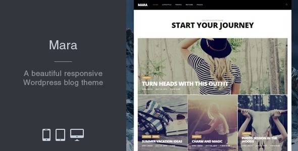 Mara v2.4.81 Beautiful Photo WordPress Blog Theme Download