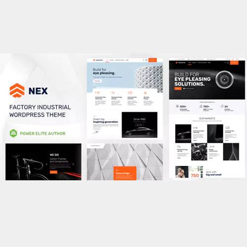 Nex v15.1 – Factory & Industrial WordPress Theme Download (Updated)