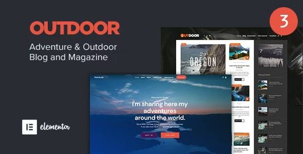 Outdoor v.3.4 – Responsive Adventure Blog and Magazine WordPress Theme