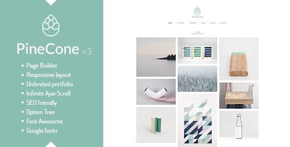 PineCone v5.2.0 – Creative Portfolio and Blog for Agency WordPress Theme Download