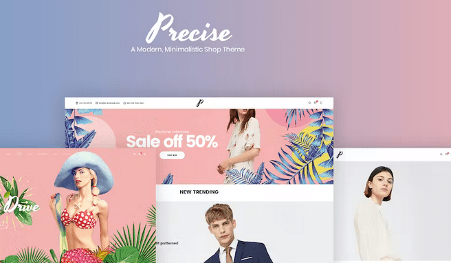 Precise v1.8 – A Modern, Minimalistic Shop WordPress Theme Download