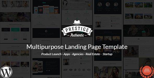 Prestige v1.3.6.2 – Multi Purpose WordPress Landing Pages